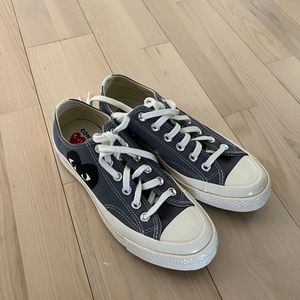 Barely used converse x comme des garçons low top sneakers